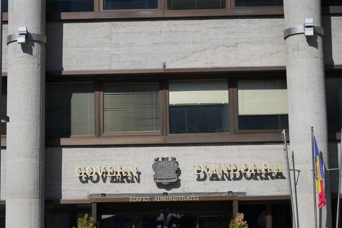 Vista del edificio administrativo del Gobierno de Andorra