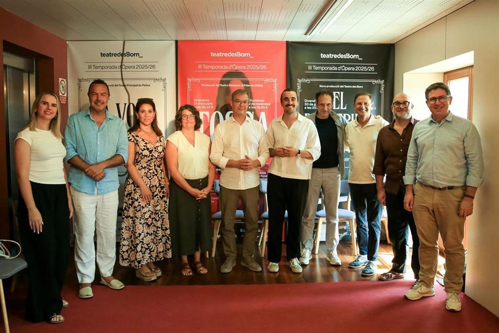 Presentación de 'Tosca' y 'La voix humaine' en el Teatre des Born de Ciutadella
