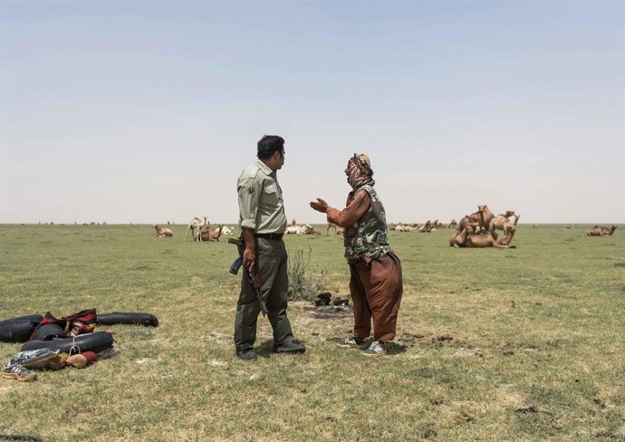 Archivo - When Hope Dries up in Iran..An incredible and hostile place where the storms are blowing 120 days a year..Ten years ago, when I first heard about the sand storms near Hamoon lake, I could not fathom the desperate conditions the people were livin