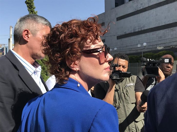 Archivo - La diputada bolsonarista Carmen Zambelli