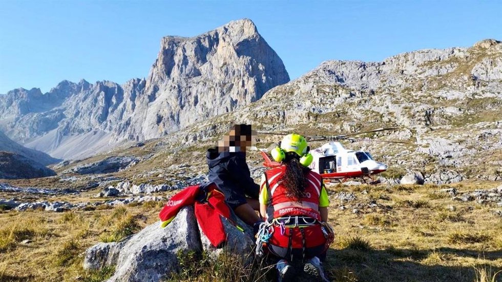 Rescatada una niña madrilena indispuesta mientras hacía la ruta a Cabaña Verónica