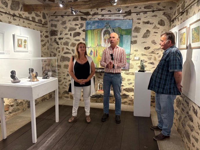 Inauguaración de la exposición 'Esbozo de un recuerdo' en Santa María de Melque.