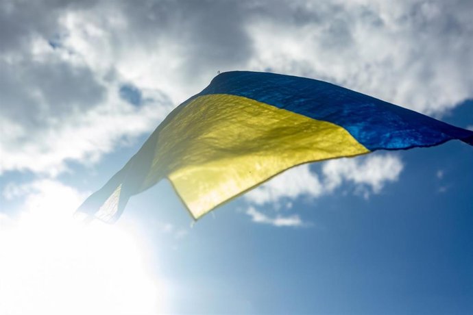 Archivo - Bandera de Ucrania