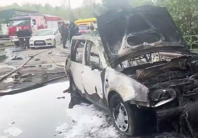 Archivo - Arquivo - Ataque com carro-bomba ao general Yaroslav Moskalik na região de Moscou