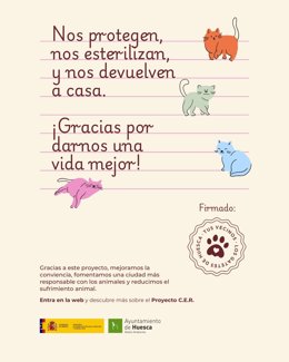 Cartel de la iniciativa del Ayuntamiento de Huesca