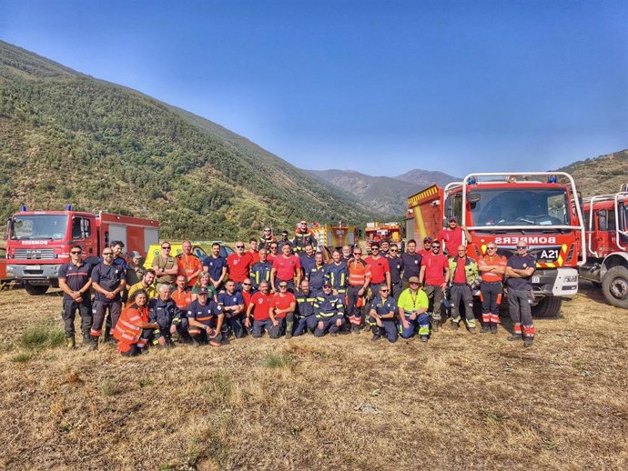 El contingente balear de emergencias desplazado para luchar contra los incendios de Castilla y León regresa a las Islas