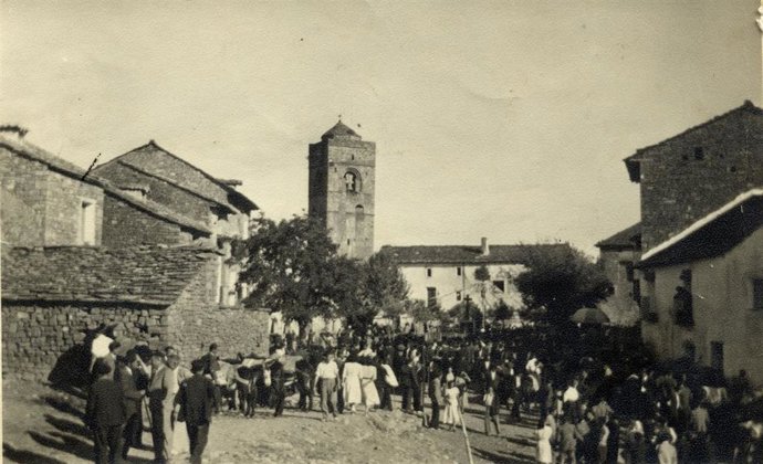 Imagen para el recuerdo: la Feria de Sobrarbe en 1948.