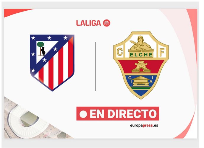 Onces Iniciales confirmados: Atlético de Madrid - Elche: resumen y estadísticas del partido de la jornada 2 de LaLiga EA Sports