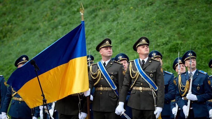 Conmemoración del 34º aniversario de la Independencia de Ucrania, a 24 de agosto de 2025