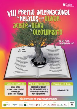 Cartel del VIII Premio Internacional de Relatos sobre Olivar.