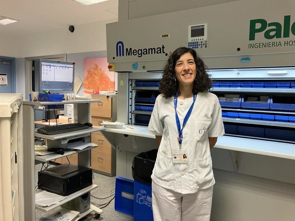 La farmacéutica del Servicio de Farmacia y responsable del Área de Pacientes Externos de la Gerencia de Atención Integrada de Tomelloso, Piedad López.