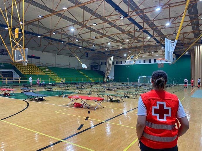 Intervenció de la Creu Roja en els incendis