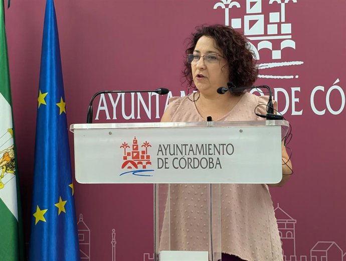 La concejala del PSOE en el Ayuntamiento de Córdoba Alicia Moya. Imagen de archivo. 