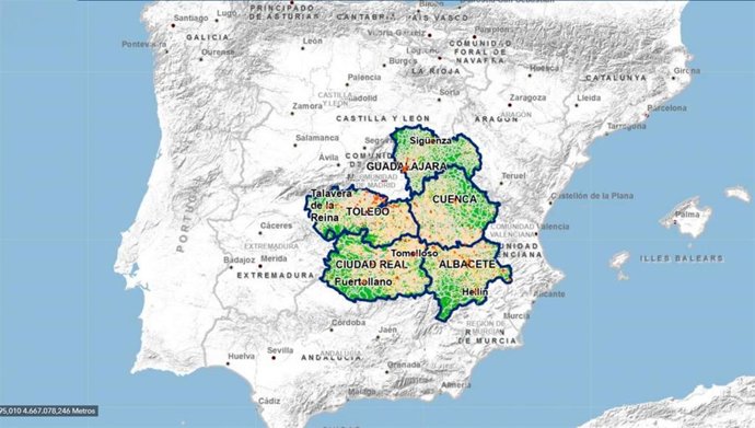 La Junta y el Centro Nacional de Información Geográfica cooperarán en el proyecto de recuperación y mejora geométrica de líneas límite jurisdiccionales de términos municipales de la región.