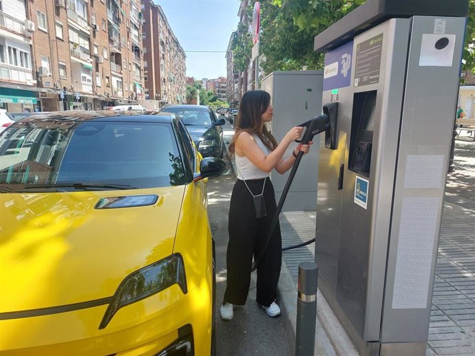 Punto de recarga rápido de Iberdrola