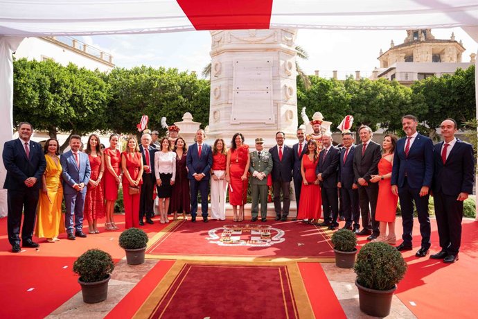 Acto de homenaje a 'Los Coloraos'.