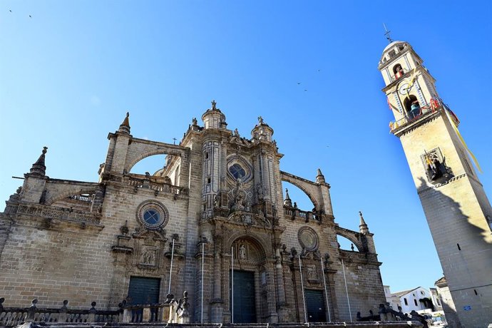 Archivo - (Imagen de archivo) Vista exterior de la Catedral de Jerez de la Frontera.