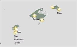 El tiempo hoy, lunes 25 de agosto, en Baleares.