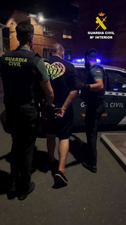 Momento de la detención.