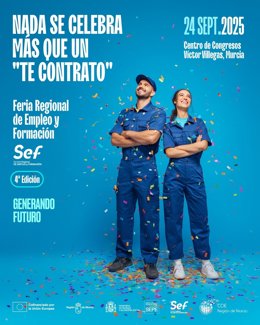 Cartel De La Feria Regional De Empleo Y Formación 2025