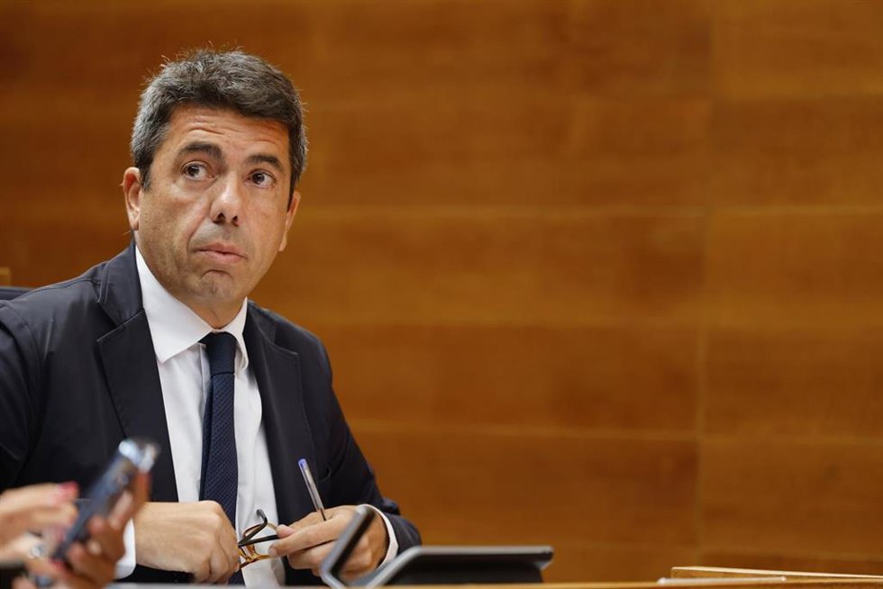Archivo - El 'president' de la Generalitat, Carlos Mazón, en imagen de archivo