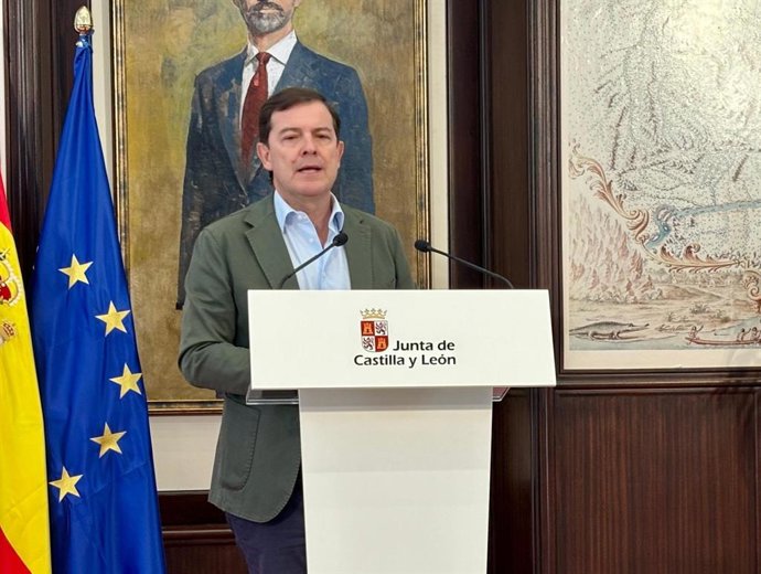 Comparecencia del presidente de la Junta, Alfonso Fernández Mañueco, tras el consejo de gobierno extraordinario