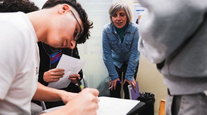 Alumne participa en el Projecte de Vida Professional de l'Ajuntament de Barcelona