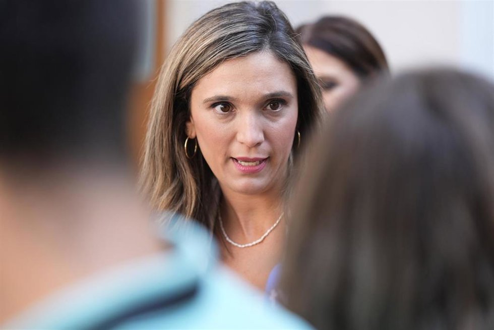 La vicesecretaria general del PSOE-A y portavoz del Grupo Socialista en el Parlamento andaluz, María Márquez, en una imagen de archivo.