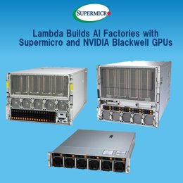 Lambda Builds AI Factories with Supermicro and NVIDIA Blackwell GPUs