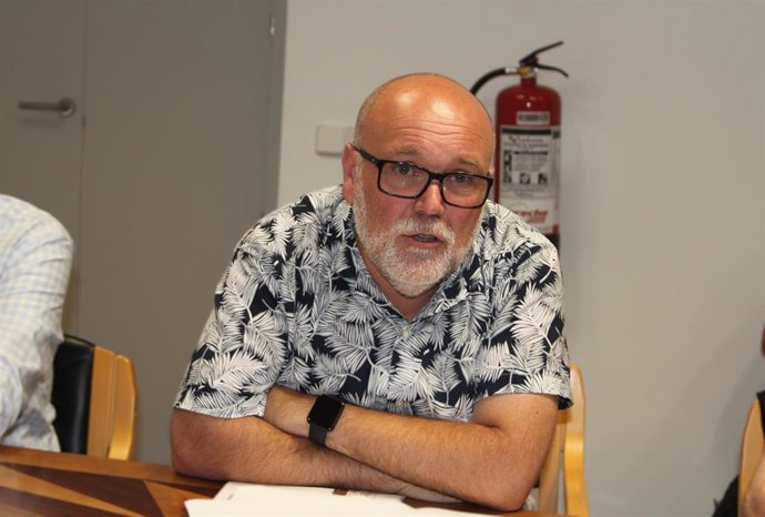 El Portavoz De La Formación De Izquierdas, Txema Fernández.