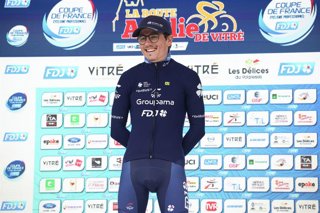 Archivo - David Gaudu of Groupama FDJ during the Route Adelie de Vitré 2024, cycling race on March 29, 2024 in Vitré, France - Photo Laurent Lairys / DPPI