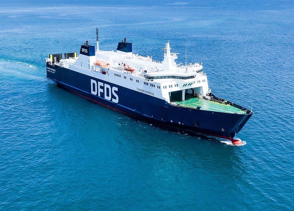 Buque de DFDS en una imagen de archivo.