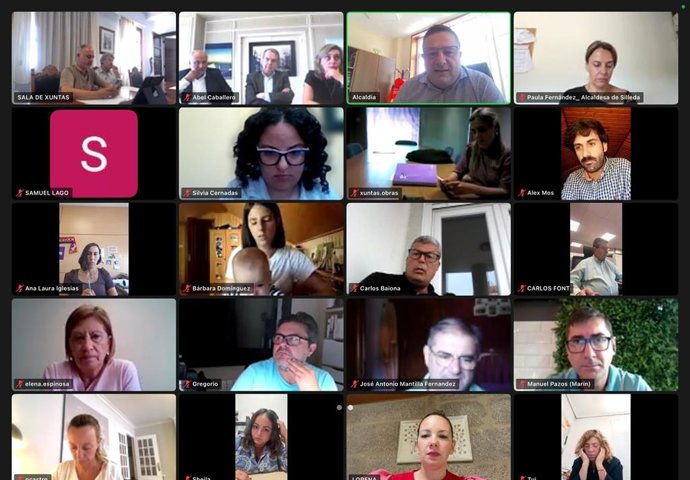 Reunión del secretario xeral del PSdeG en la provincia de Pontevedra con alcaldes, alcaldesas y responsables municipales para hablar sobre la gestión de los incendios, a 25 de agosto de 2025.