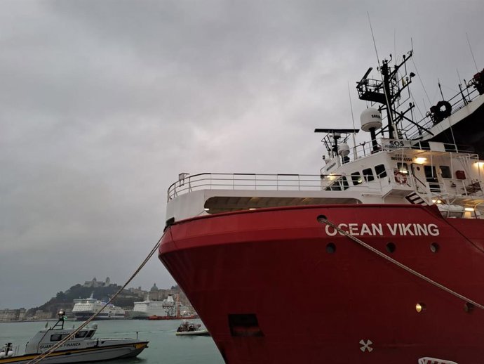 Archivo - March 18, 2024, Ancona: L'arrivo ad Ancona della nave umanitaria Ocean Viking, della ong Sos Mediterranée, con a bordo 336 naufraghi salvati in tre diversi soccorsi (il 13 marzo e il 14 marzo), Ancona, 18 marzo 2024./// The humanitarian ship Oce