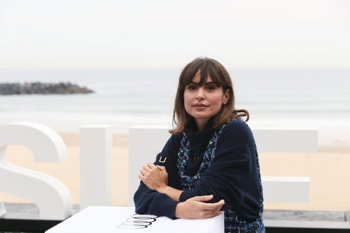 Verónica Echegui en una de sus visitas al Festival de San Sebastián.