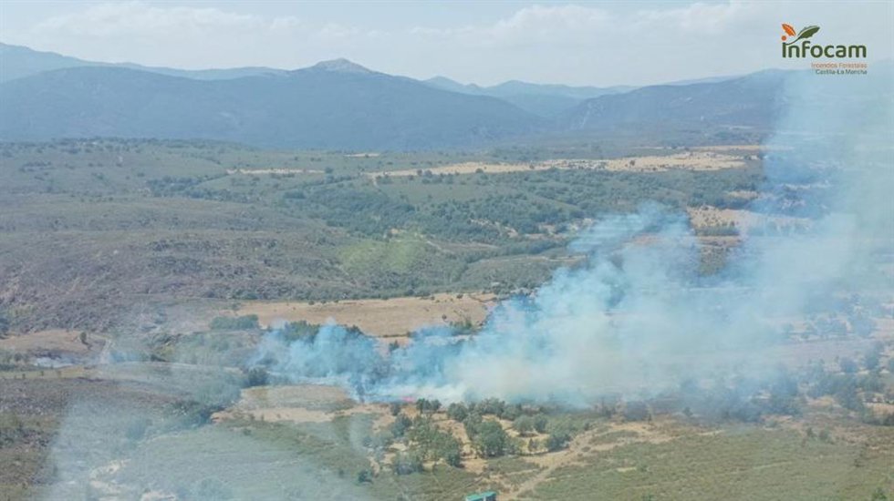 Incendio en Campillo de Ranas
