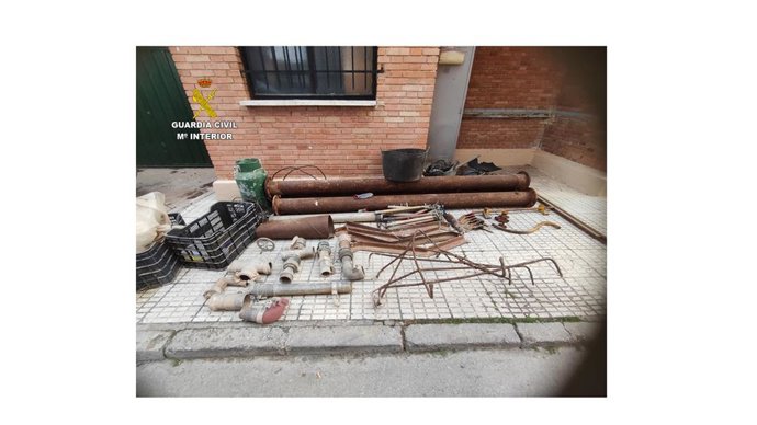 Dos detenidos por robar en explotaciones agrícolas de Daimiel.