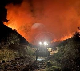 El Batallón de Zapadores X de la Brigada 'Guzmán el Bueno' de Córdoba apoya en la lucha contra el fuego en la provincia de León.
