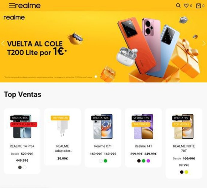 Tienda oficial realme España