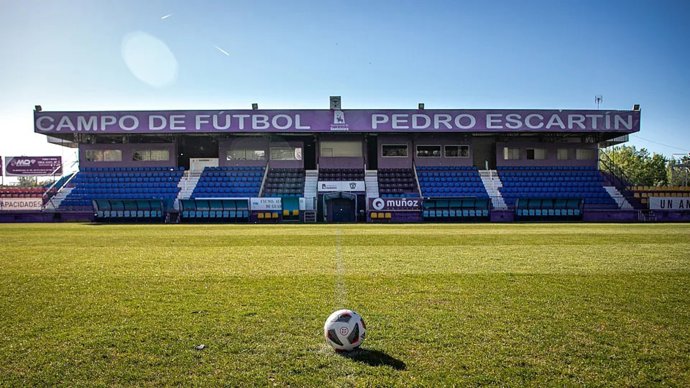 Imagen del estadio Pedro Escartín.