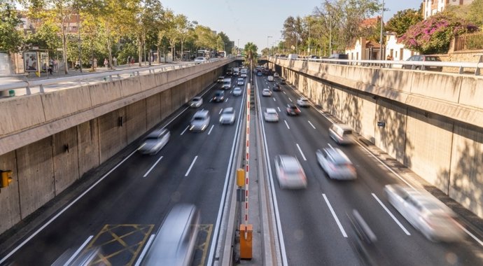 Imatge de la Ronda de Dalt de Barcelona.