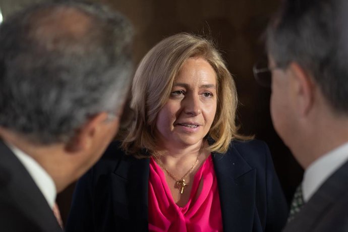 Archivo - La vicealcaldesa de Madrid, Inma Sanz, durante un Desayuno Informativo de Europa Press, en el Hotel Rosewood Villa Magna, a 11 de junio de 2025, en Madrid (España).