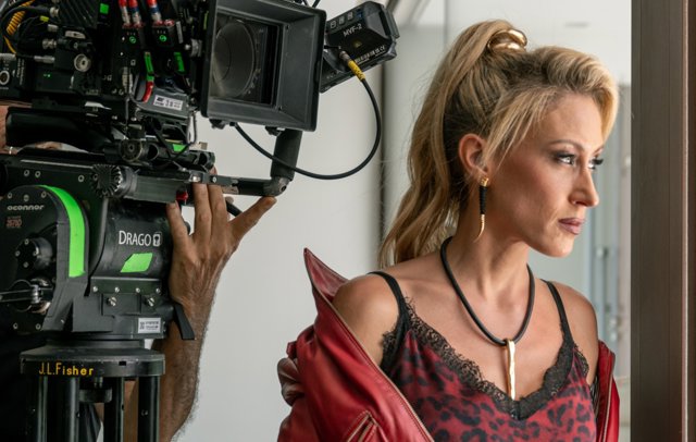 Teresa Riott durante el rodaje - TAMARA ARRANZ / MOVISTAR PLUS+