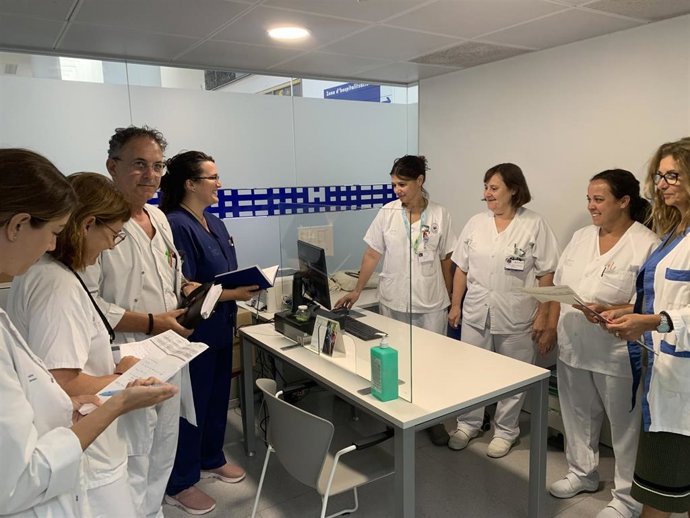 Reunión matinal dentro del 'Proyecto Morning' del Hospital de Manacor