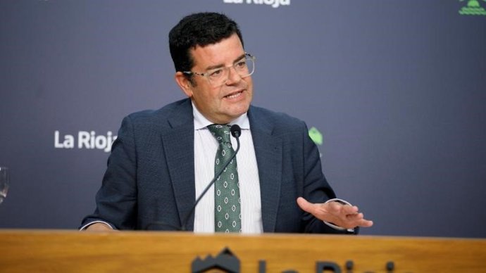 El portavoz del Gobierno riojano, Alfonso Domínguez