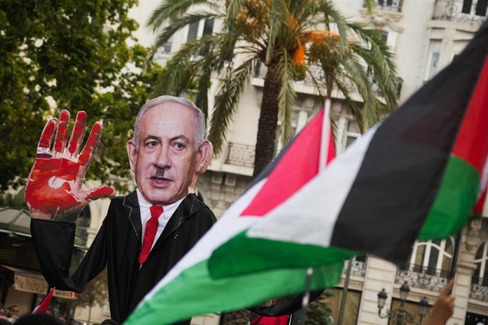 Concentración contra el genocidio de Gaza y por los asesinatos de periodistas 