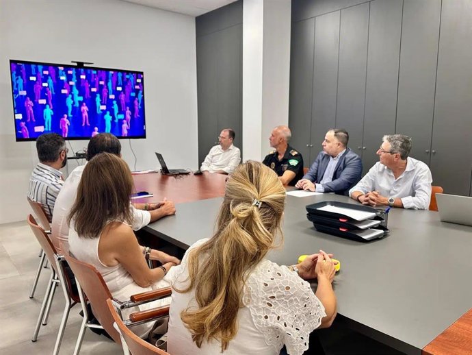 Reunión entre la Diputación Provincial de Málaga y el Ministerio de Justicia.