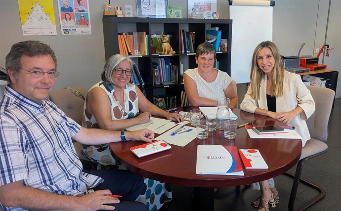 El Comité de Entidades Representantes de Personas con Discapacidad de Navarra (CERMIN) mantiene un encuentro con el Defensor del Pueblo de la Comunidad foral, Patxi Vera.