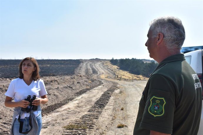 La Xunta confirma una "afección mínima" del incendio de Chandrexa al parque de O Invernadoiro (Ourense)