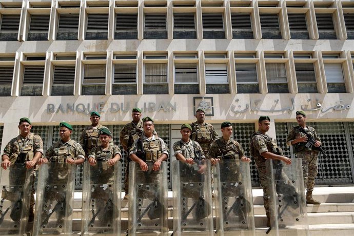 Archivo - Imagen de archivo de militares del Ejército de Líbano. 